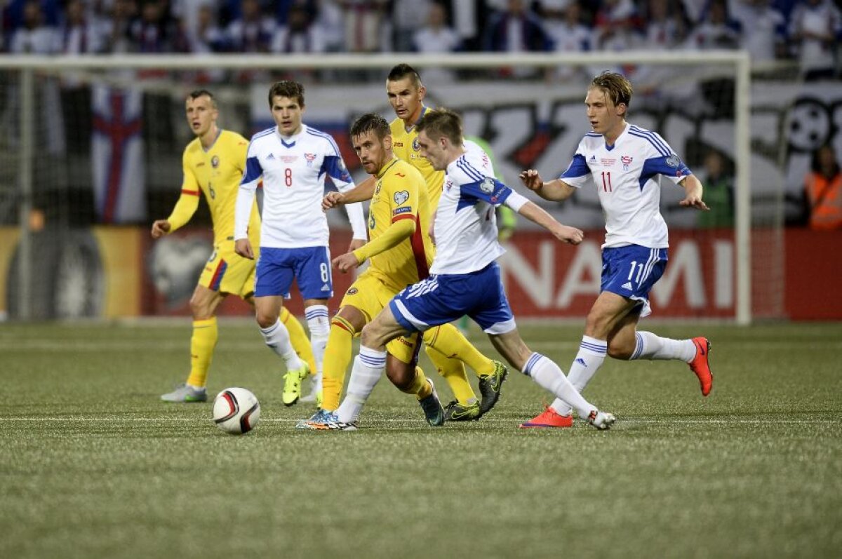 VIDEO+FOTO CALIFICARE! Victorie lejeră în Insulele Feroe, scor 3-0, și România merge la Euro 2016