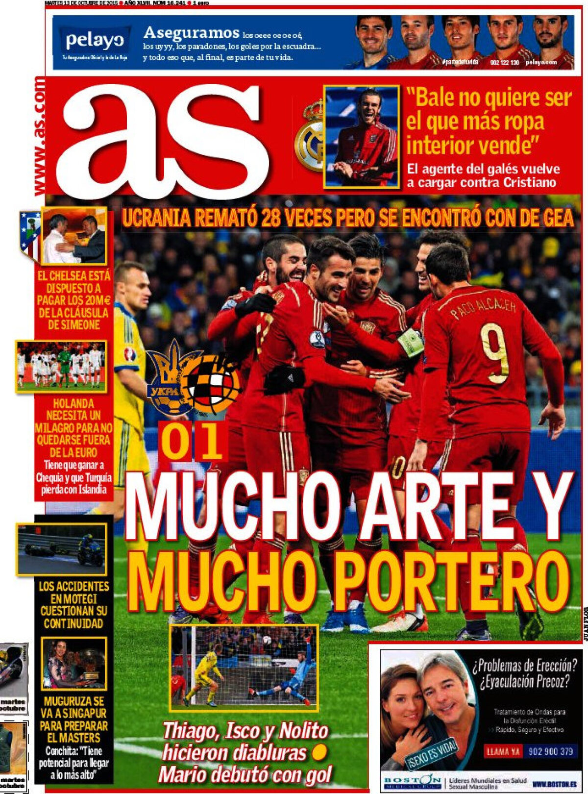 Ce scriu azi ziarele de sport din lume (13 octombrie 2015)