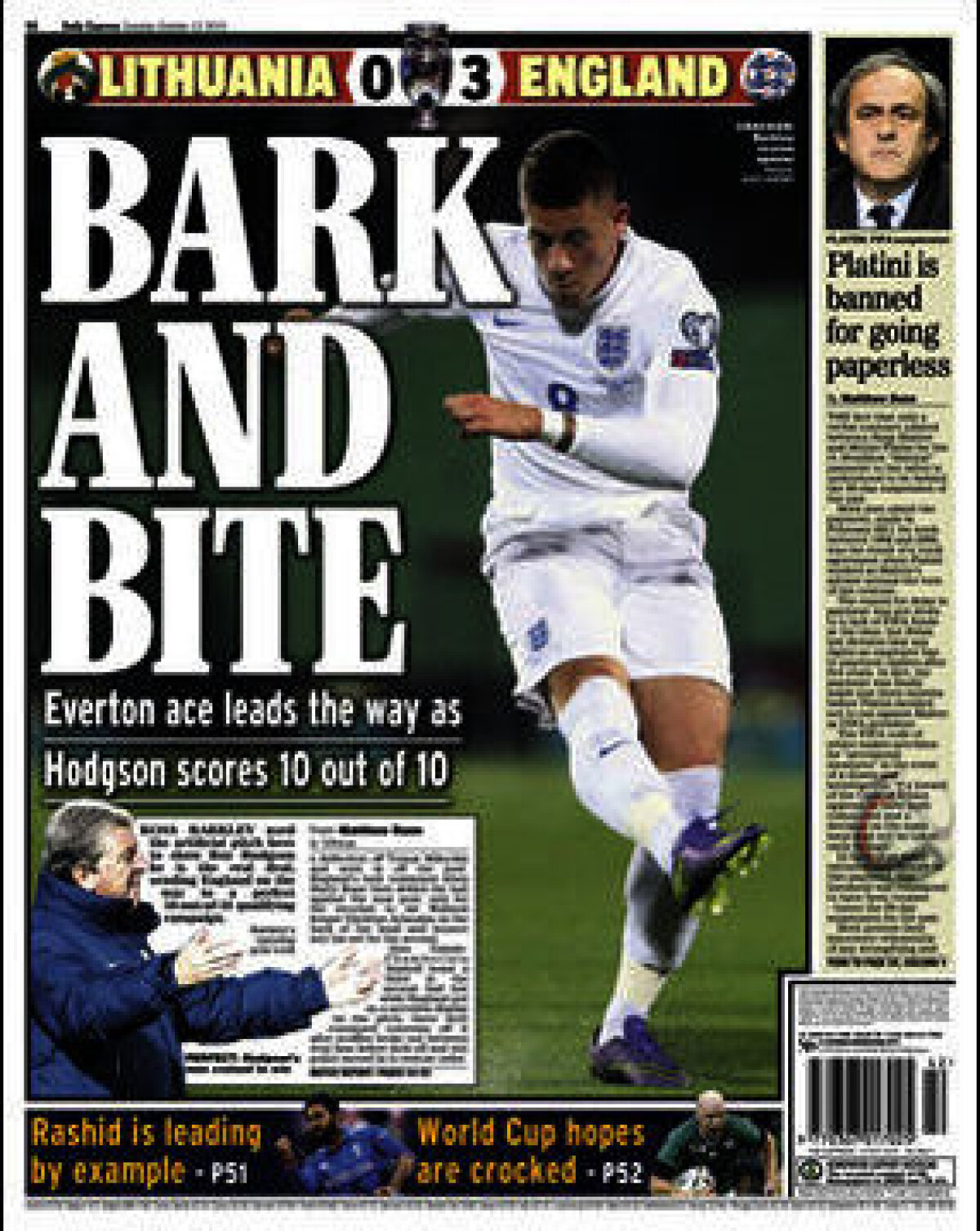 Ce scriu azi ziarele de sport din lume (13 octombrie 2015)