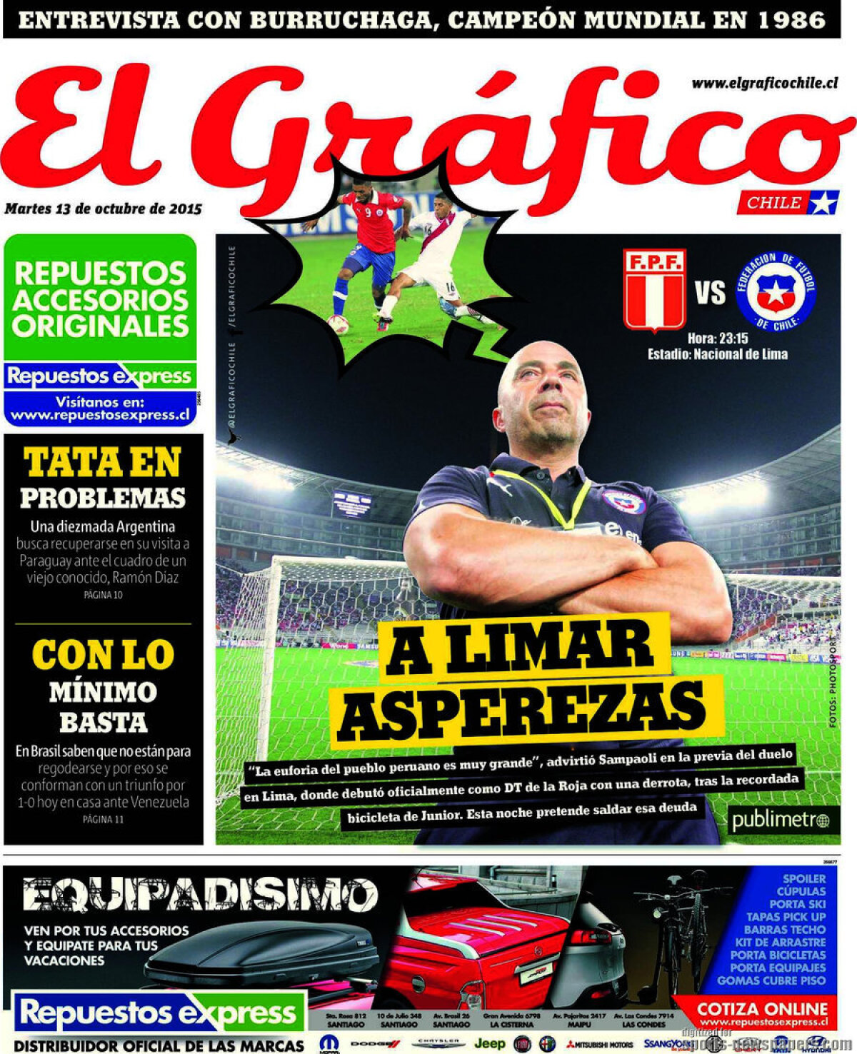 Ce scriu azi ziarele de sport din lume (13 octombrie 2015)