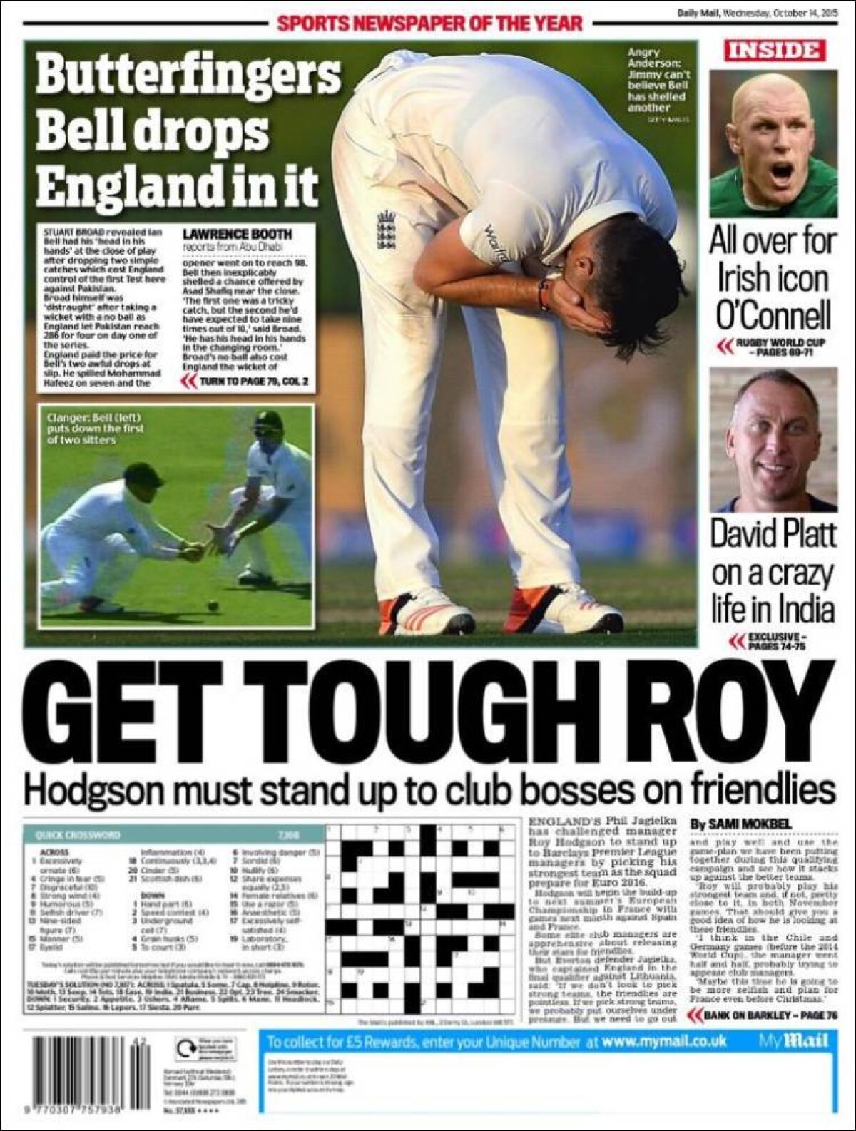 Ce scriu azi ziarele de sport din lume (14 octombrie 2015)