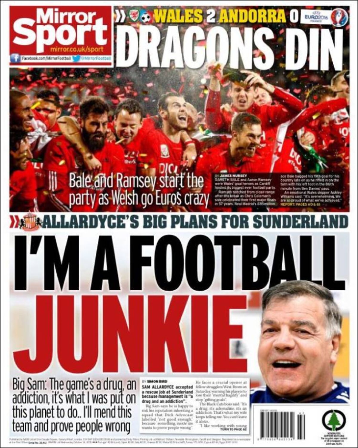 Ce scriu azi ziarele de sport din lume (14 octombrie 2015)