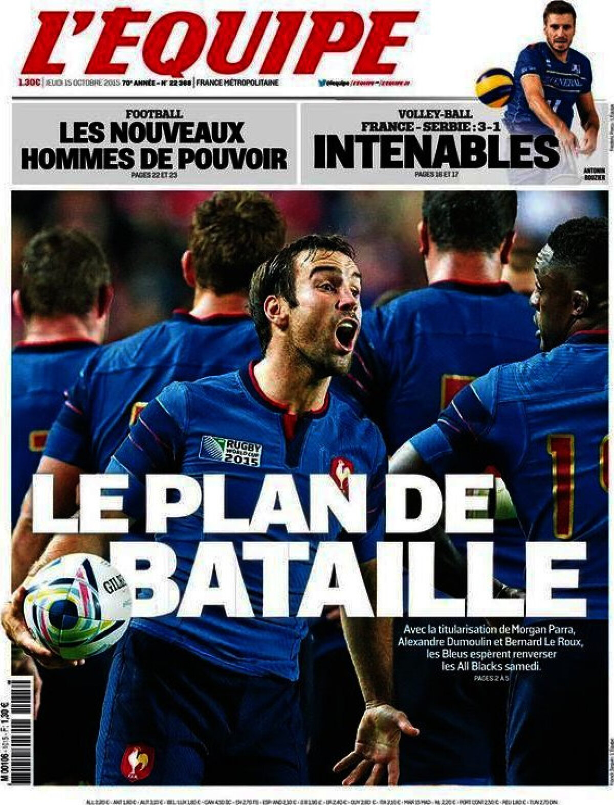 Ce scriu azi ziarele de sport din lume (15 octombrie 2015)