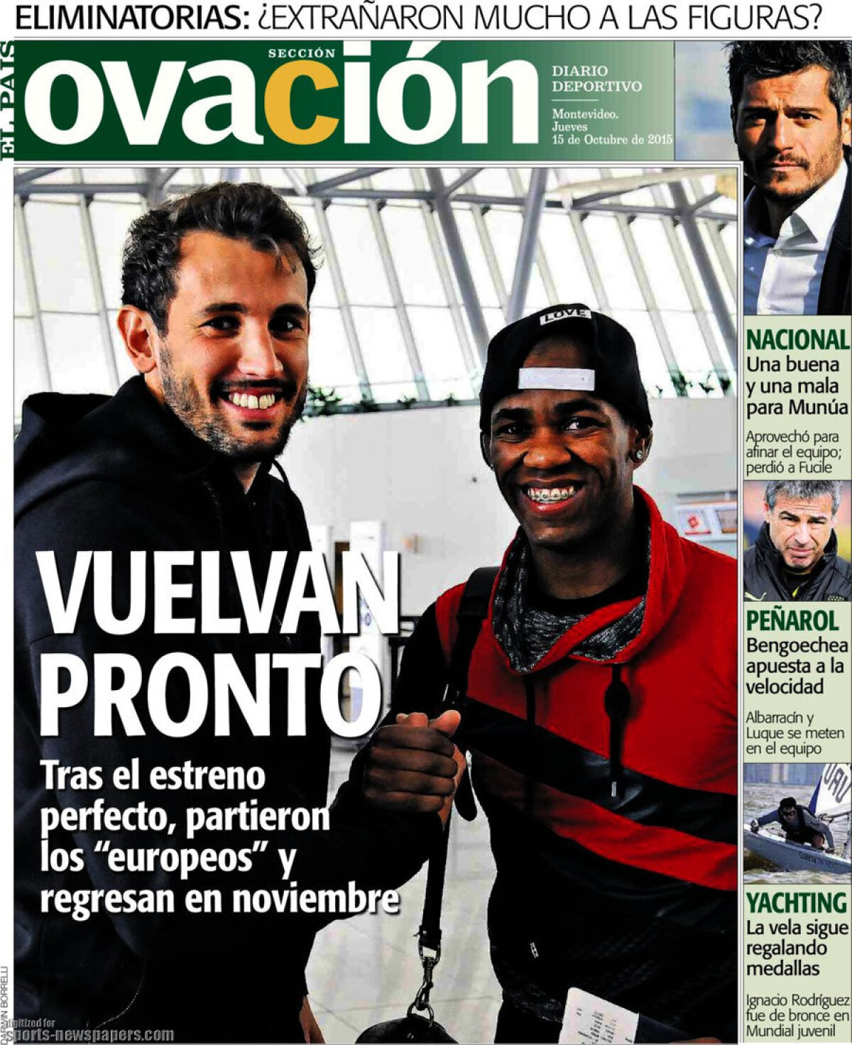 Ce scriu azi ziarele de sport din lume (15 octombrie 2015)