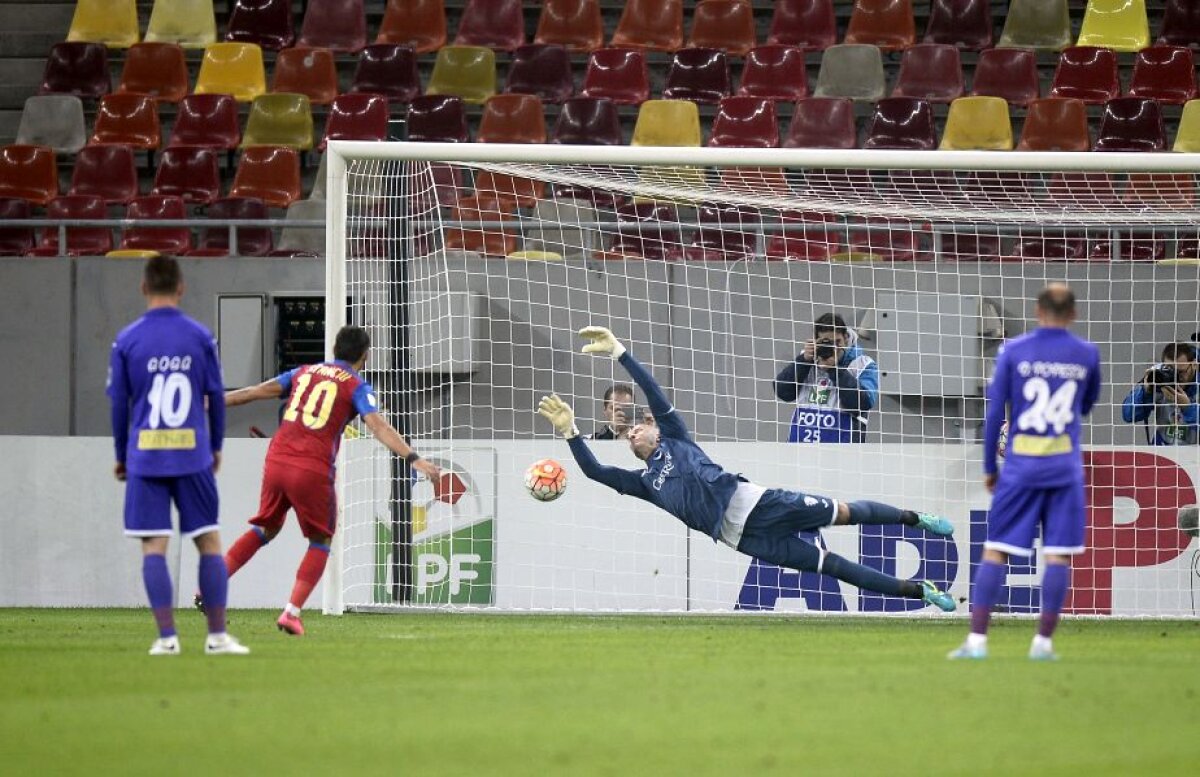 VIDEO + FOTO Calificare chinuită » Steaua merge în semifinalele Cupei Ligii după 1-0 cu ACS Poli! Stanciu a ratat două penalty-uri