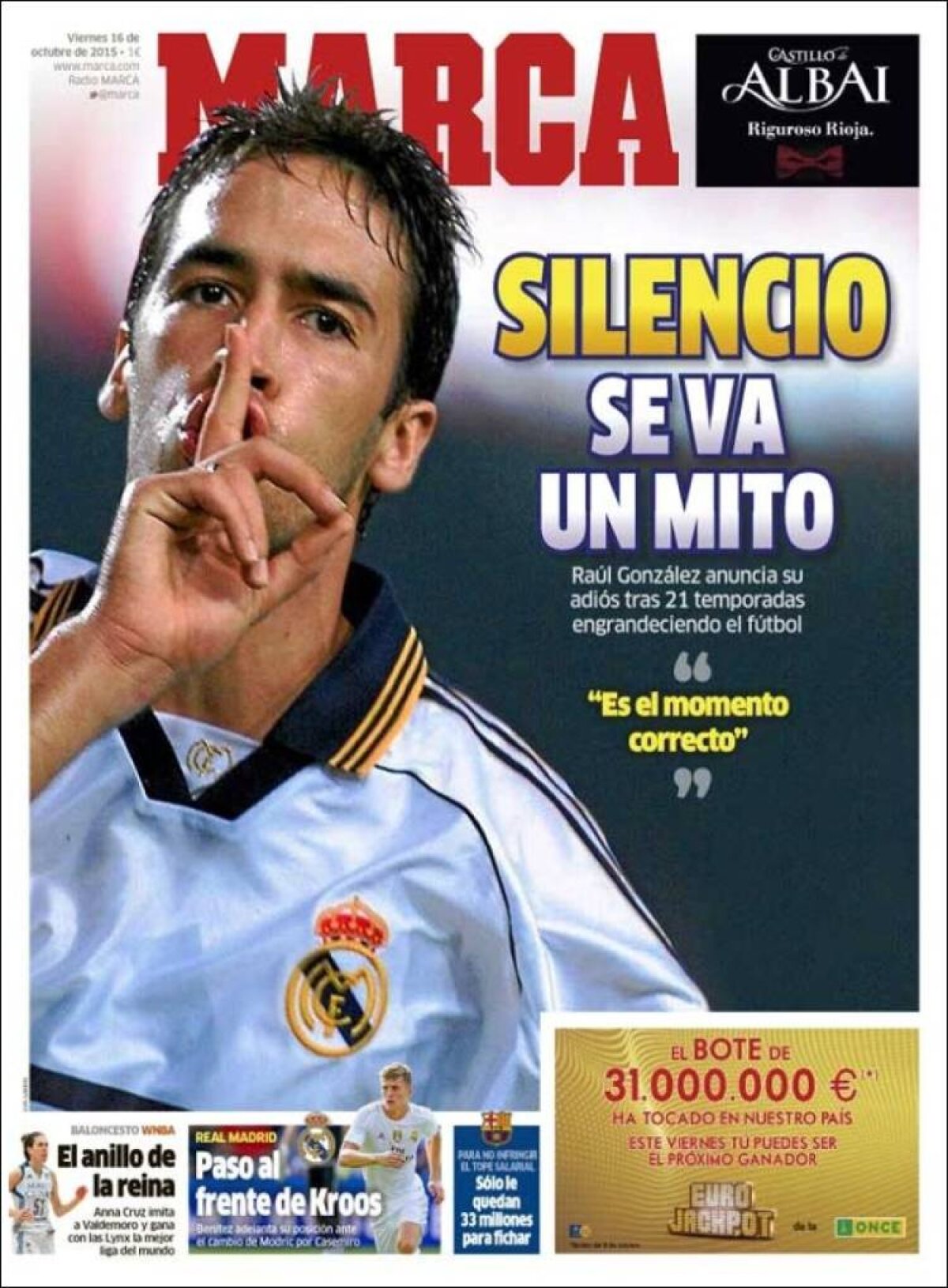 Ce scriu azi ziarele de sport din lume (16 octombrie 2015)