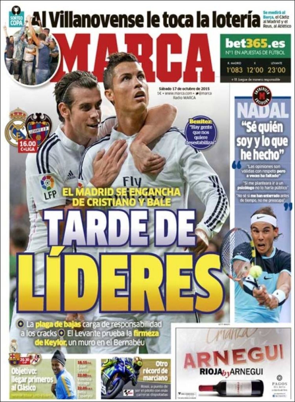 Ce scriu azi ziarele de sport din lume (17 octombrie 2015)