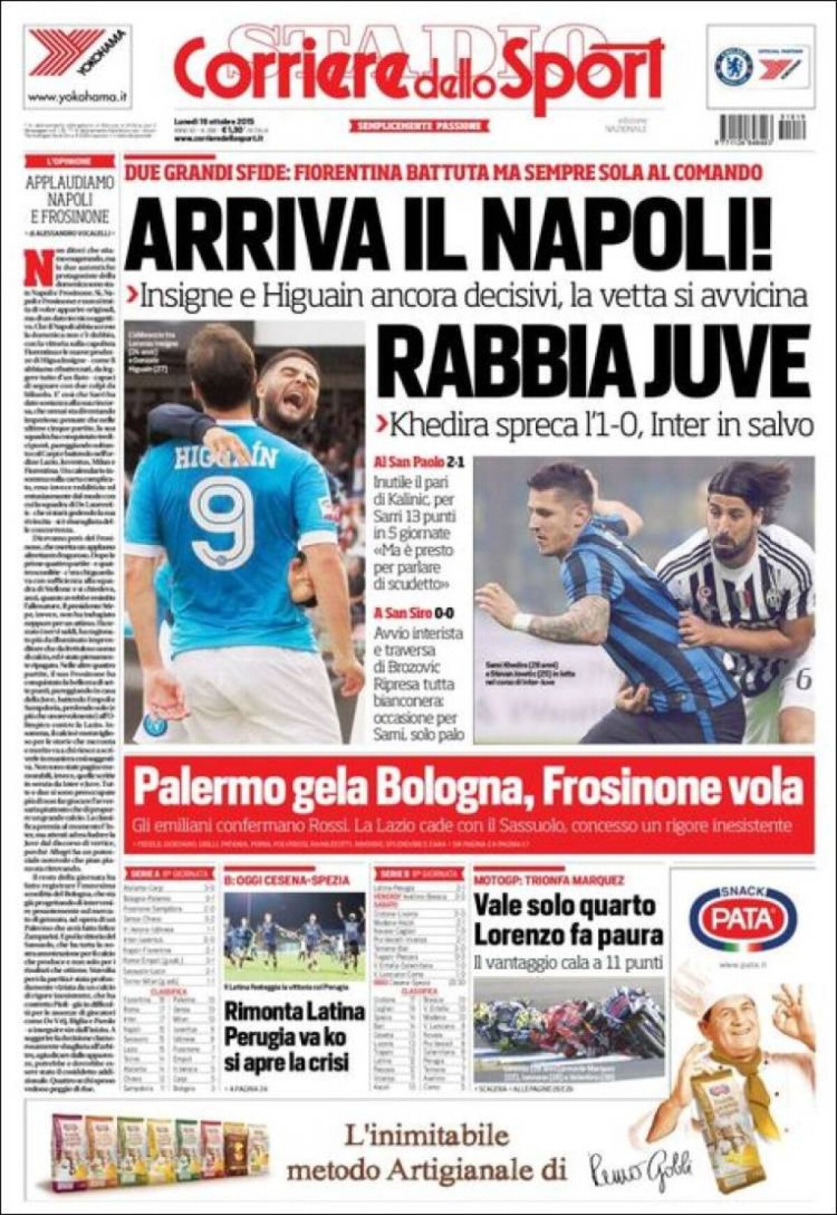 Ce scriu azi ziarele de sport din lume (19 octombrie 2015)