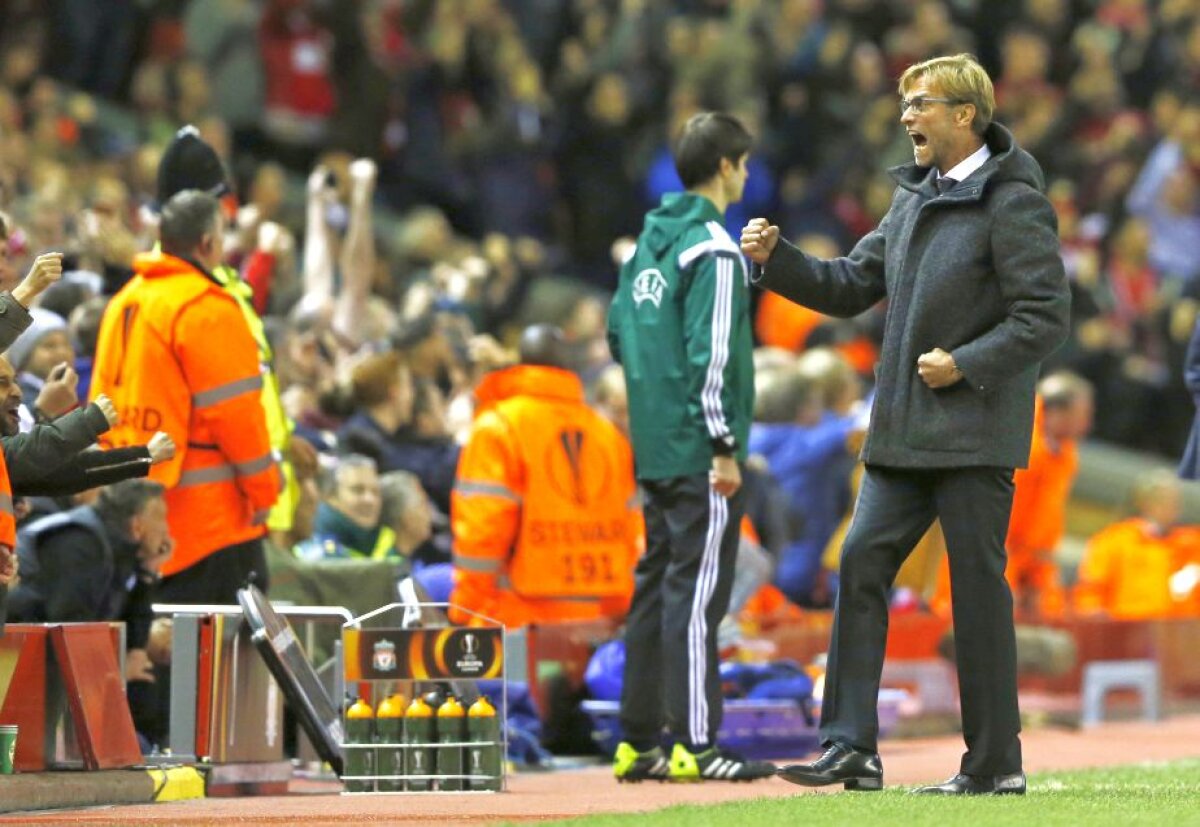 VIDEO şi FOTO Klopp, doar egal la debutul în EL cu Liverpool » Ştefan Radu şi Chiricheş, victorii » Toate rezultatele serii