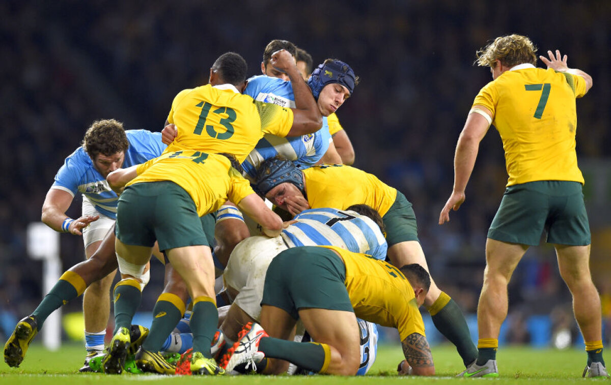 VIDEO+FOTO Australia merge în finala CM de rugby după ce a învins-o pe Argentina » Cum a trăit meciul Maradona