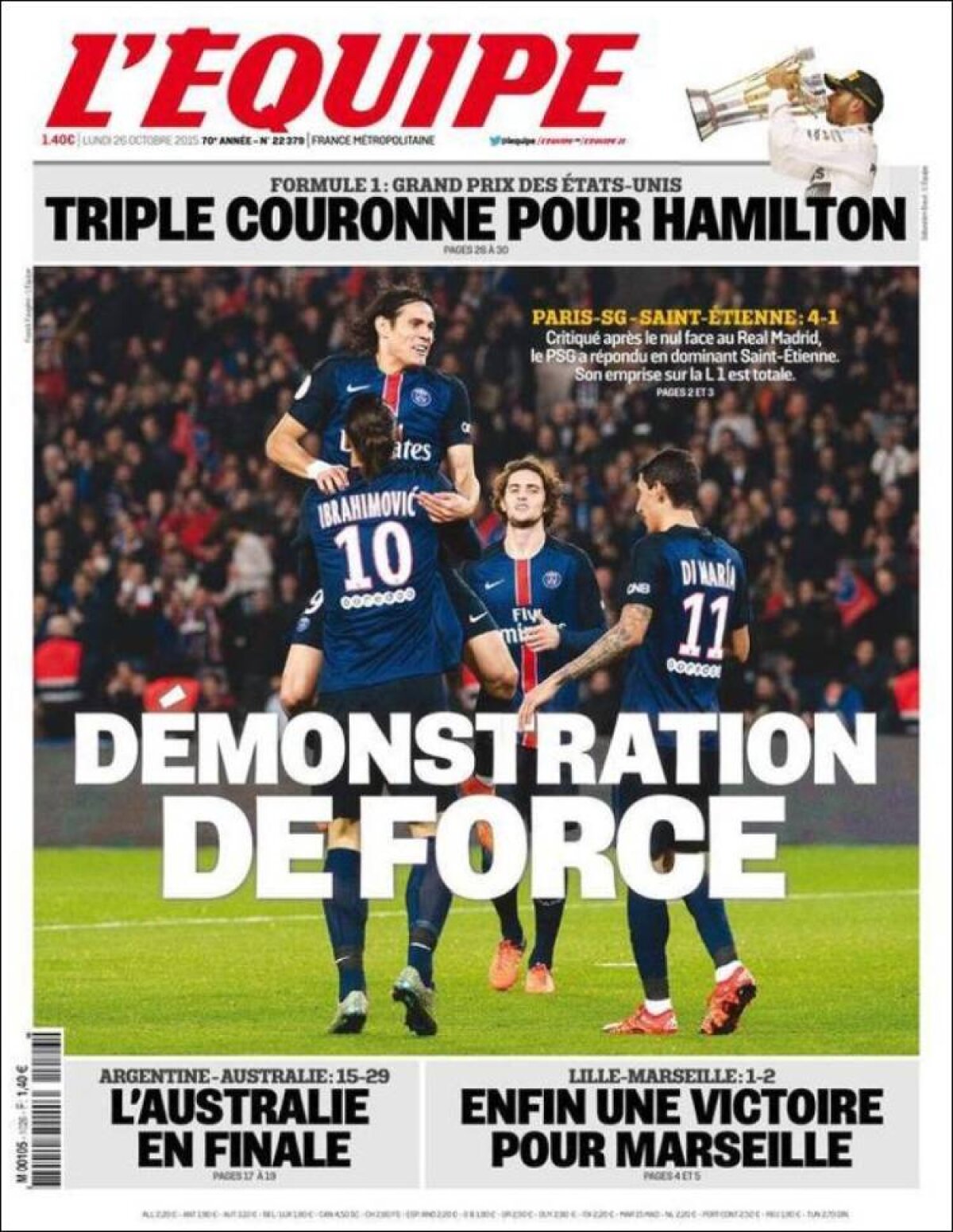 Ce scriu azi ziarele de sport din lume (26 octombrie 2015)