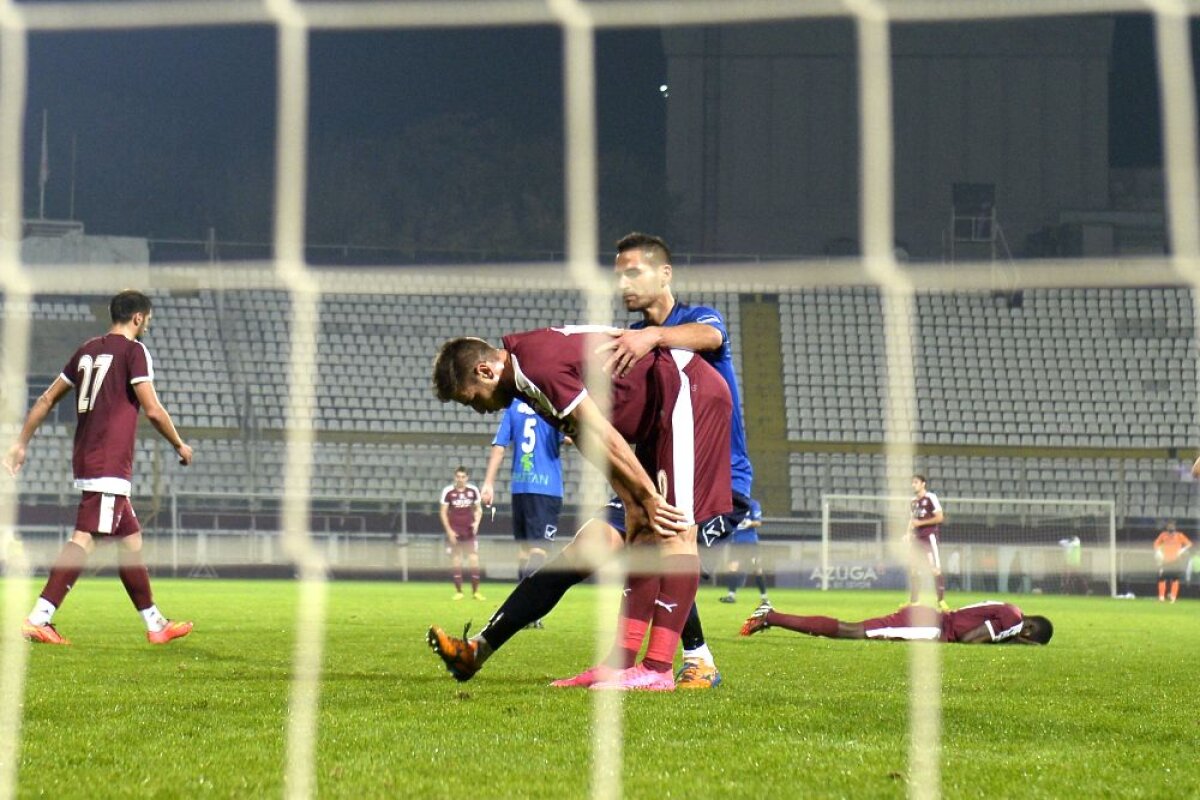 VIDEO și FOTO Thriller în Giulești » Rapid București a remizat cu Rapid Suceava, scor 1-1. Alb-vișiniii au ratat două penalty-uri!