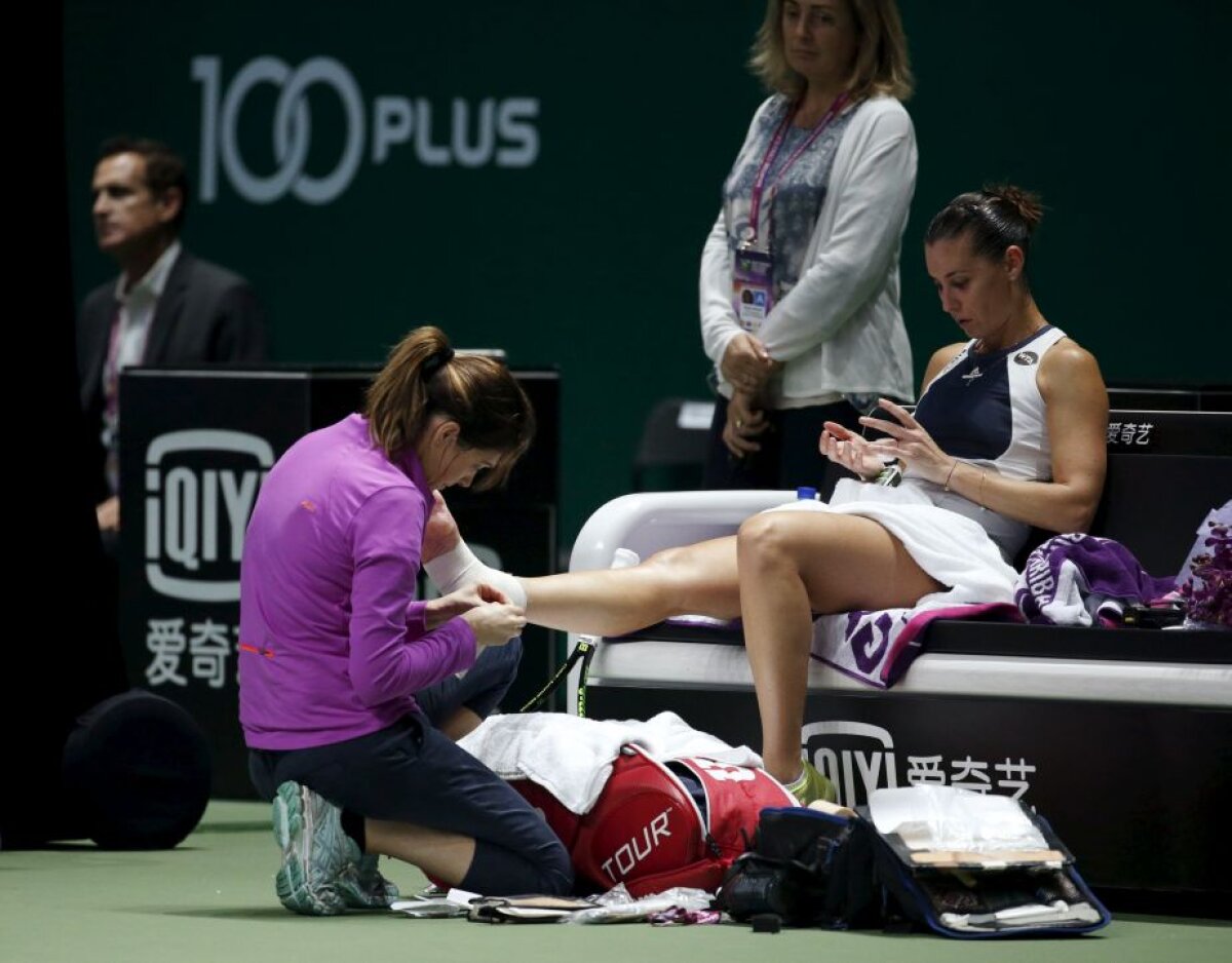 FOTO + VIDEO Rezultat perfect pentru Halep » Cum s-a terminat meciul Pennetta - Radwanska