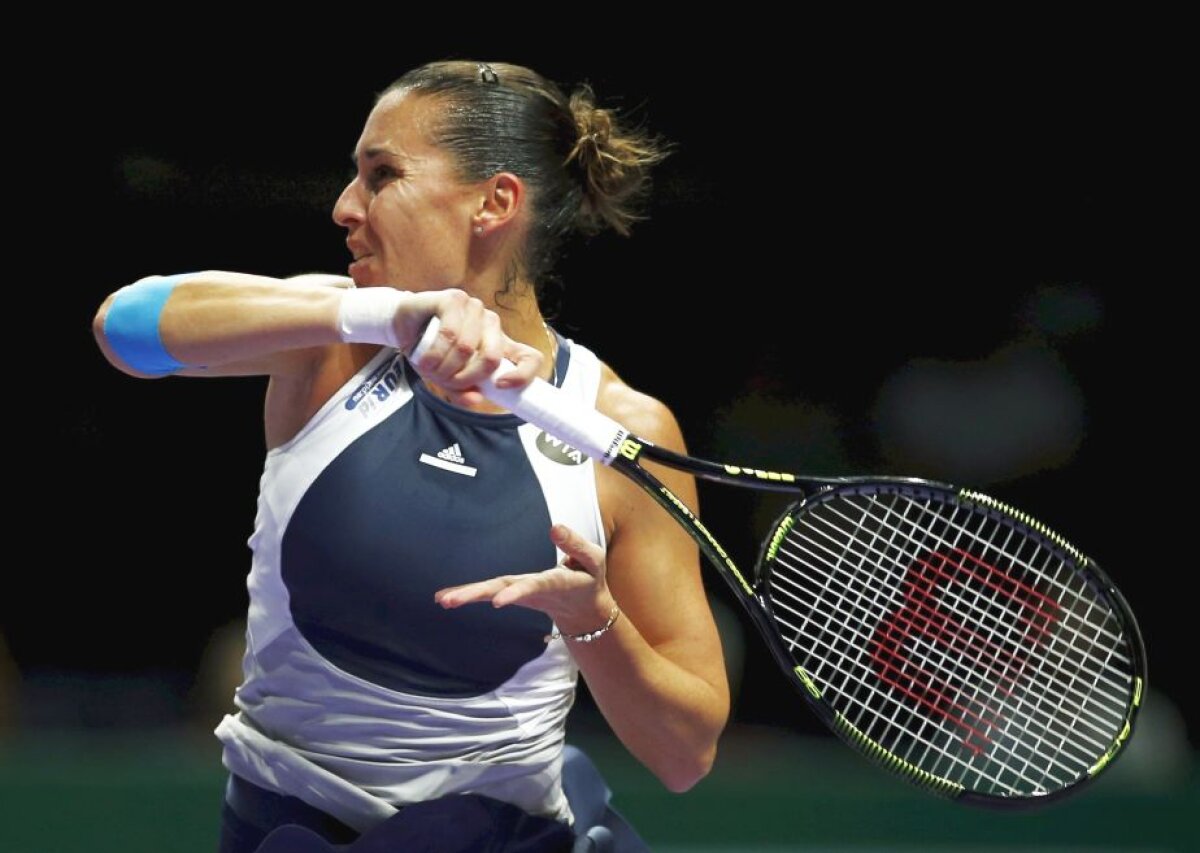 FOTO + VIDEO Rezultat perfect pentru Halep » Cum s-a terminat meciul Pennetta - Radwanska