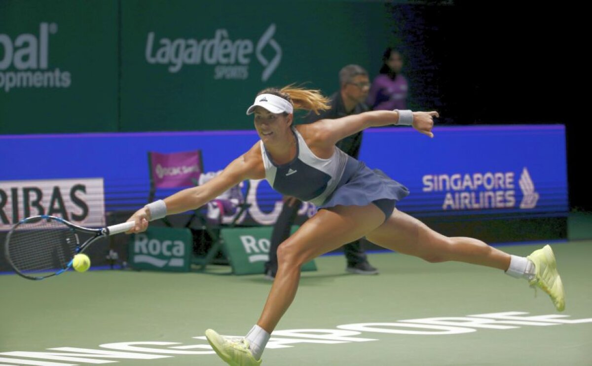 VIDEO + FOTO Muguruza s-a impus în faţa nemţoaicei Kerber » Kvitova a cîştigat duelul cu Safarova