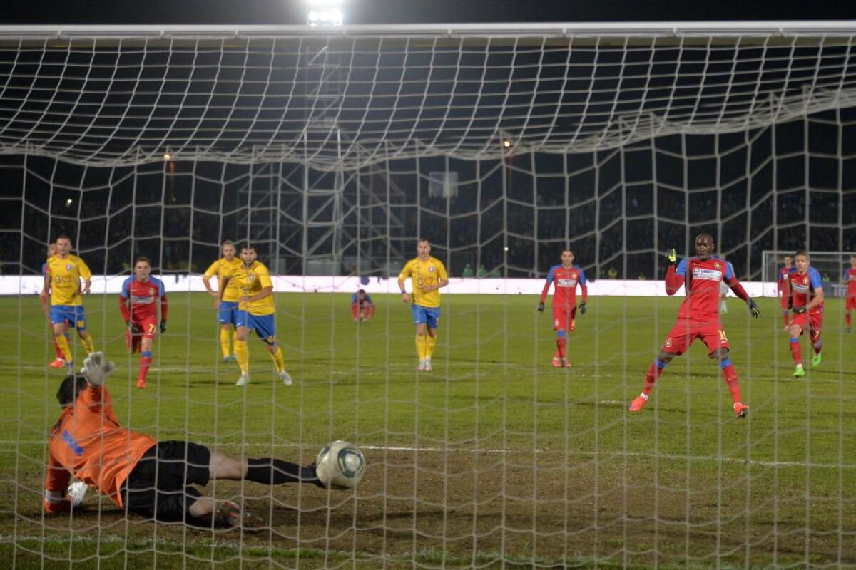 VIDEO și FOTO Steaua s-a calificat cu mari emoții în "sferturile" Cupei după 1-1 (4-1 la penalty-uri) cu Baia Mare