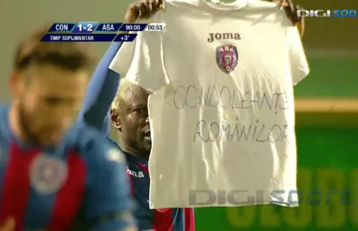 VIDEO+FOTO N'Doye, în lacrimi după gol » Mesaj special în memoria victimelor incendiului din club: "Jur că n-am vrut să joc"