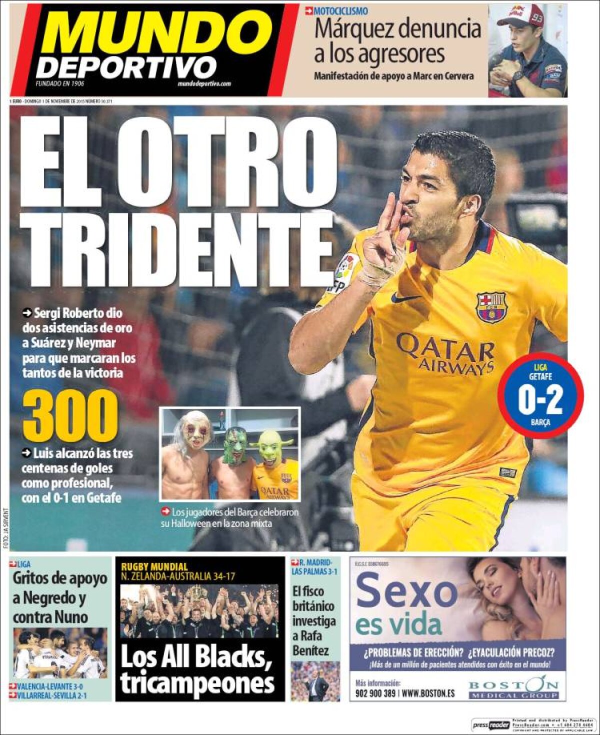 Ce scriu azi ziarele de sport din lume (1 noiembrie 2015)