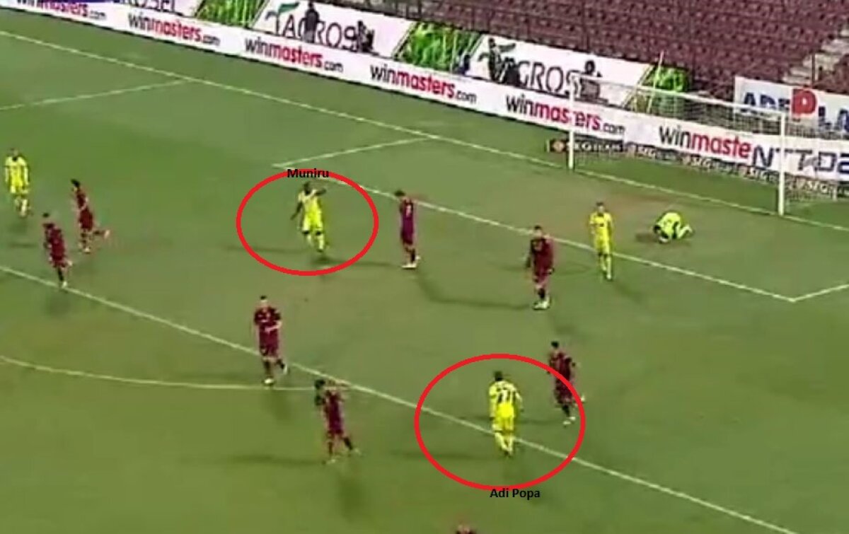 FOTO Tensiune între titularii roș-albaștrilor » Faza surprinsă la meciul dintre Steaua și CFR pune campioana pe jar