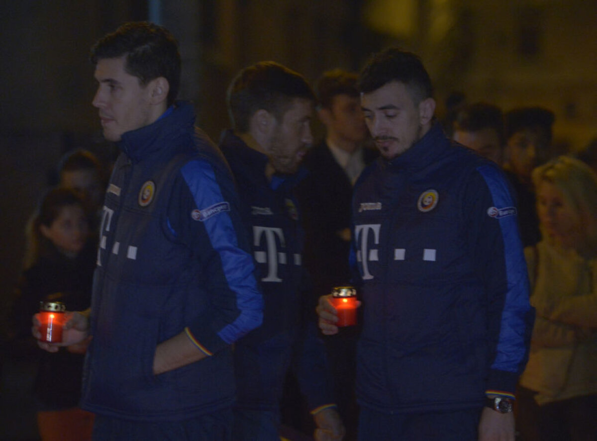 VIDEO+FOTO "Tricolorii" s-au recules la locul tragediei din Colectiv 