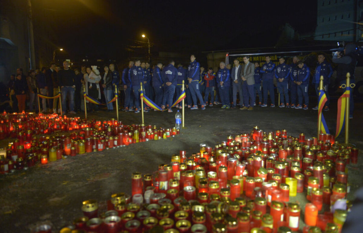 VIDEO+FOTO "Tricolorii" s-au recules la locul tragediei din Colectiv 