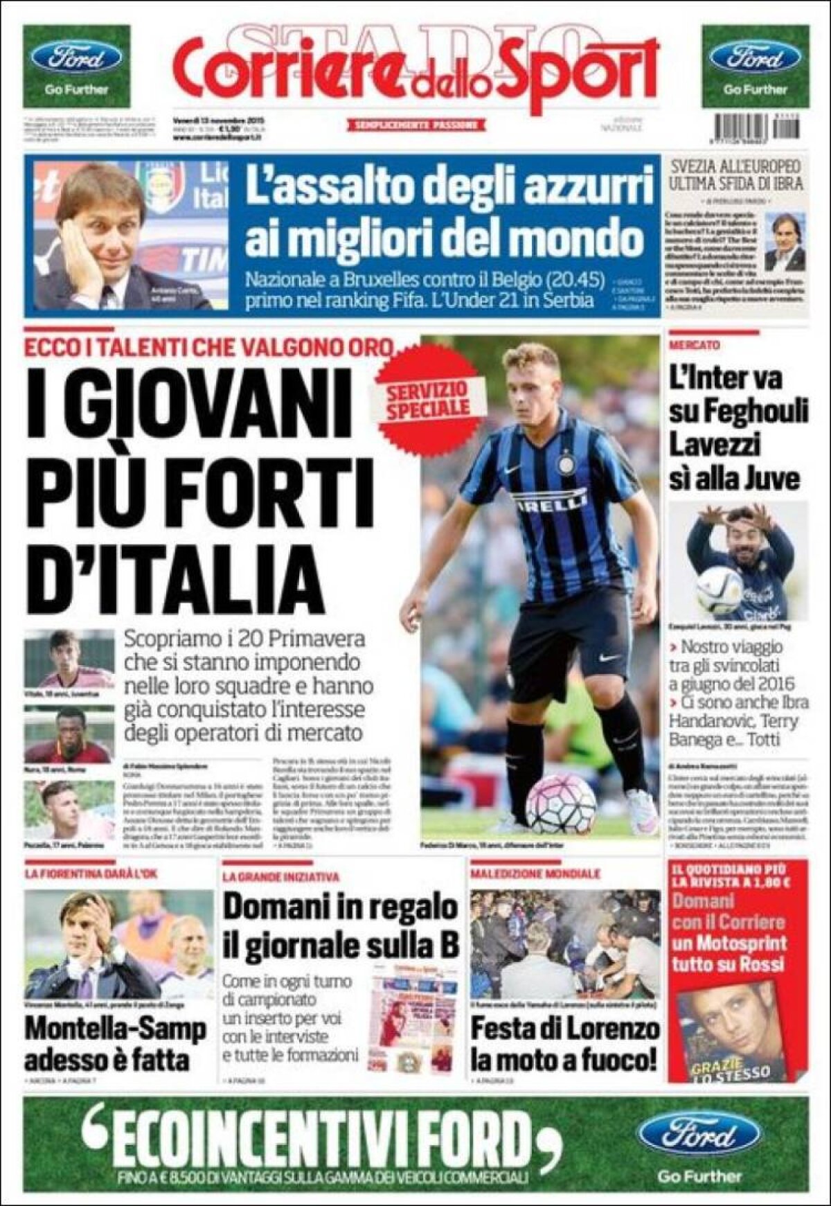 Ce scriu azi ziarele de sport din lume (13 noiembrie 2015)