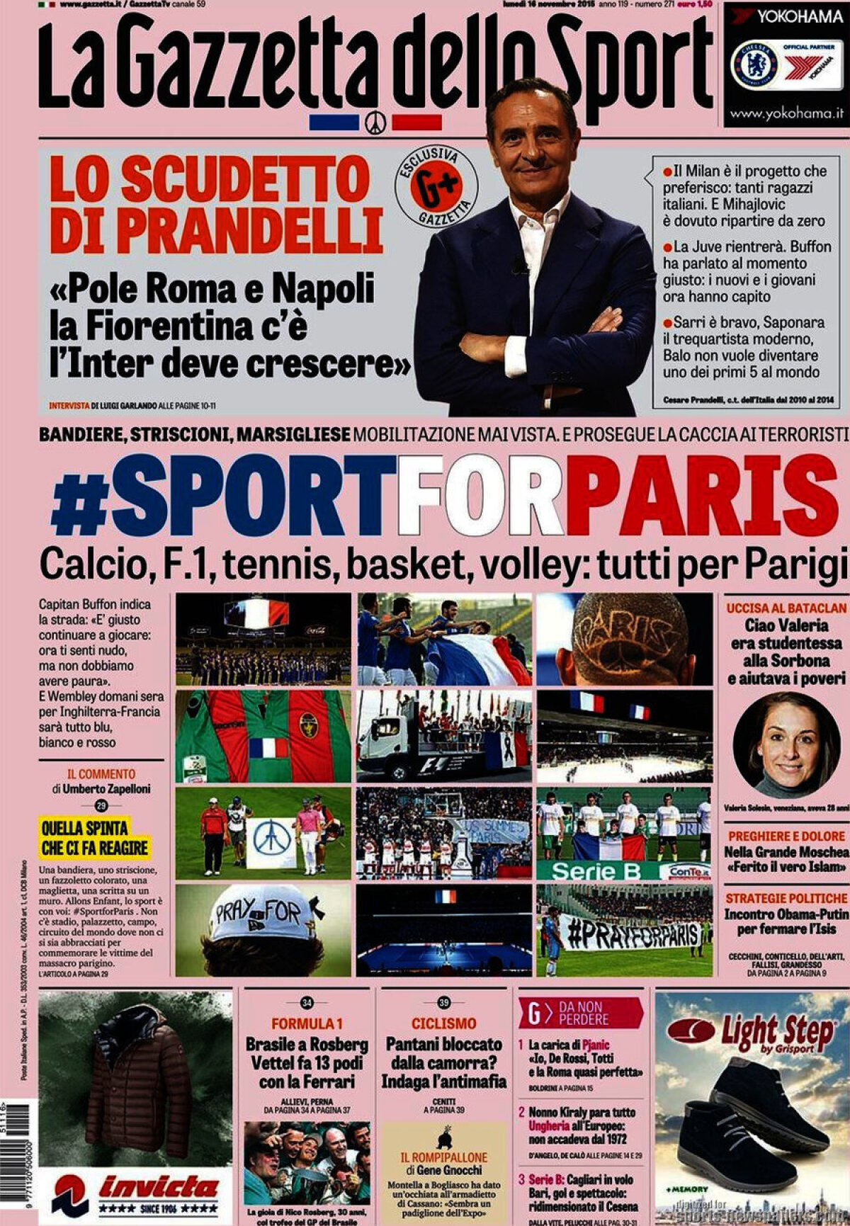 Ce scriu azi ziarele de sport din lume (16 noiembrie 2015)