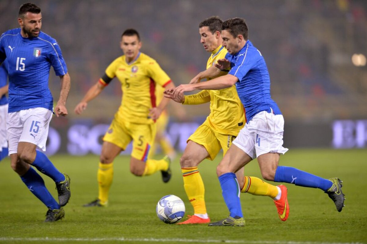 FOTO Italia - România 2-2 » "Tricolorii" au smuls un egal la capătul unui meci foarte spectaculos și termină anul neînvinși