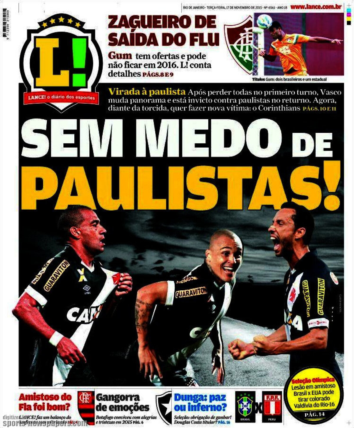 Ce scriu azi ziarele de sport din lume (18 noiembrie 2015)