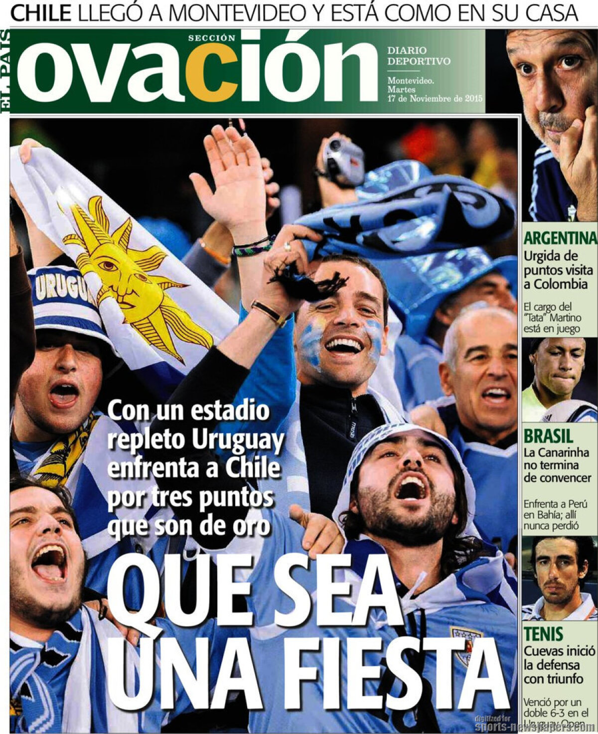 Ce scriu azi ziarele de sport din lume (18 noiembrie 2015)