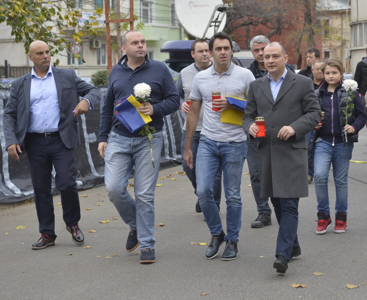 GALERIE FOTO Gest emoționant făcut de O'Sullivan și Bingham ! Au mers și s-au recules în fața clubului Colectiv