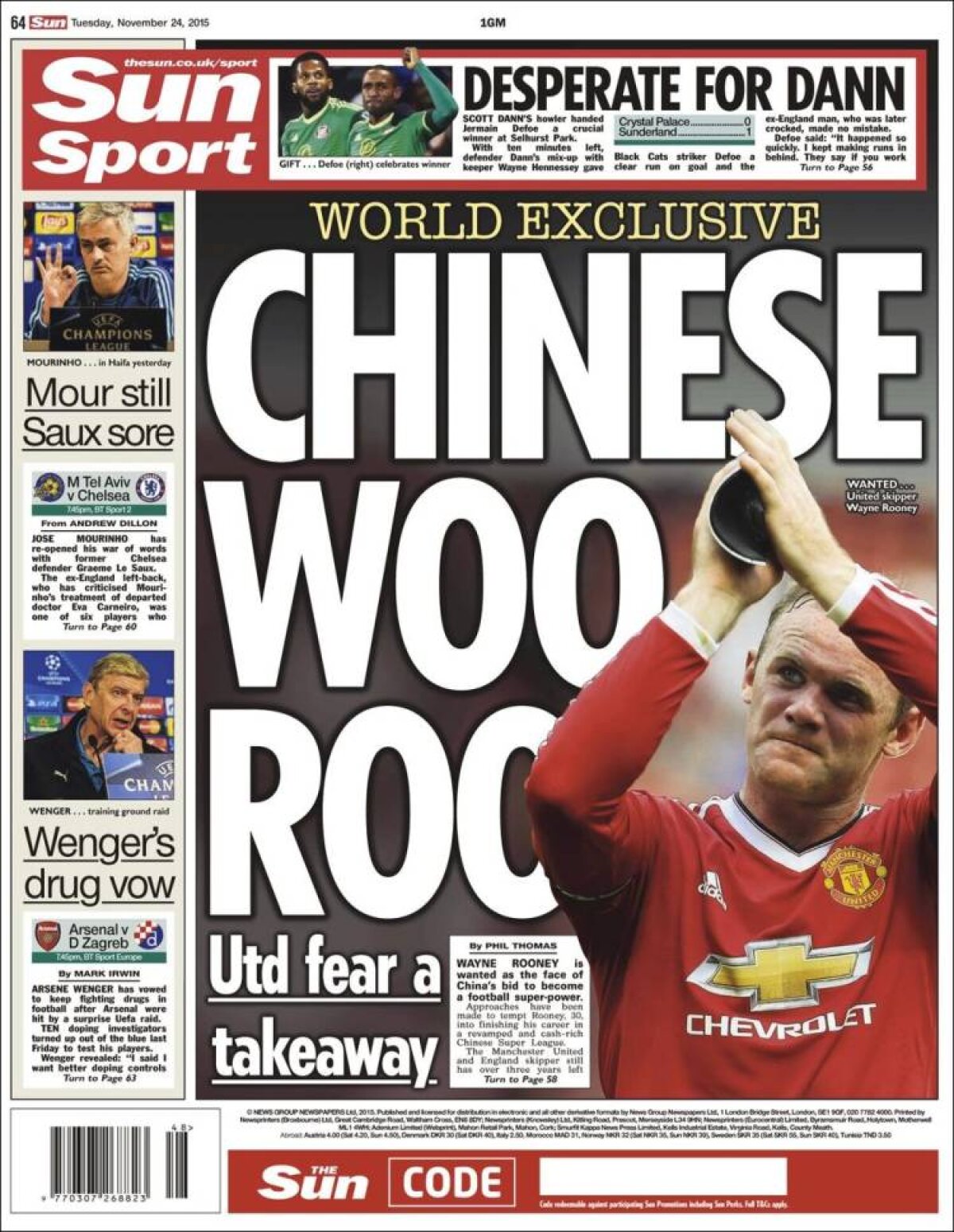 Ce scriu azi ziarele de sport din lume (24 noiembrie 2015)