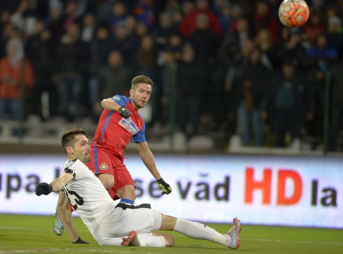 VIDEO + FOTO Dramatic! Steaua a pierdut în ultimul minut meciul cu Astra, 0-1 » Șansele la titlu sînt tot mai mici