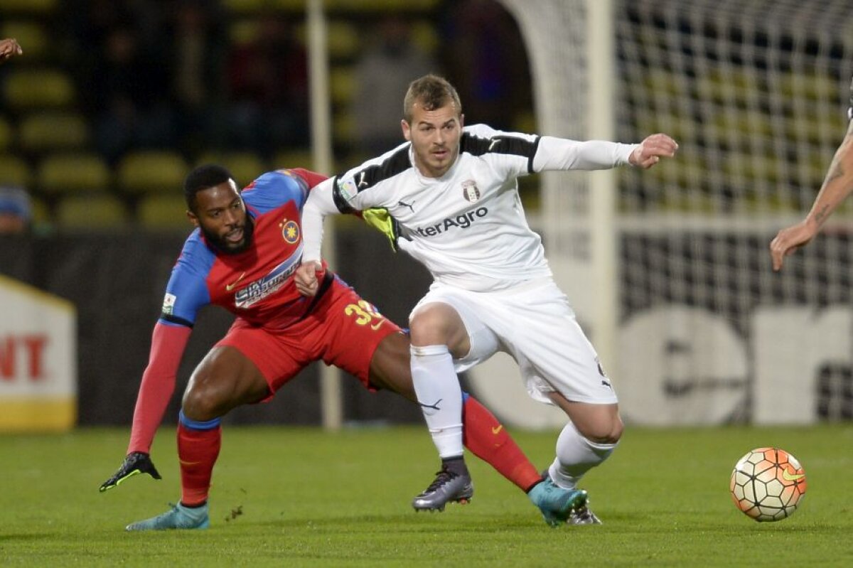 VIDEO + FOTO Dramatic! Steaua a pierdut în ultimul minut meciul cu Astra, 0-1 » Șansele la titlu sînt tot mai mici