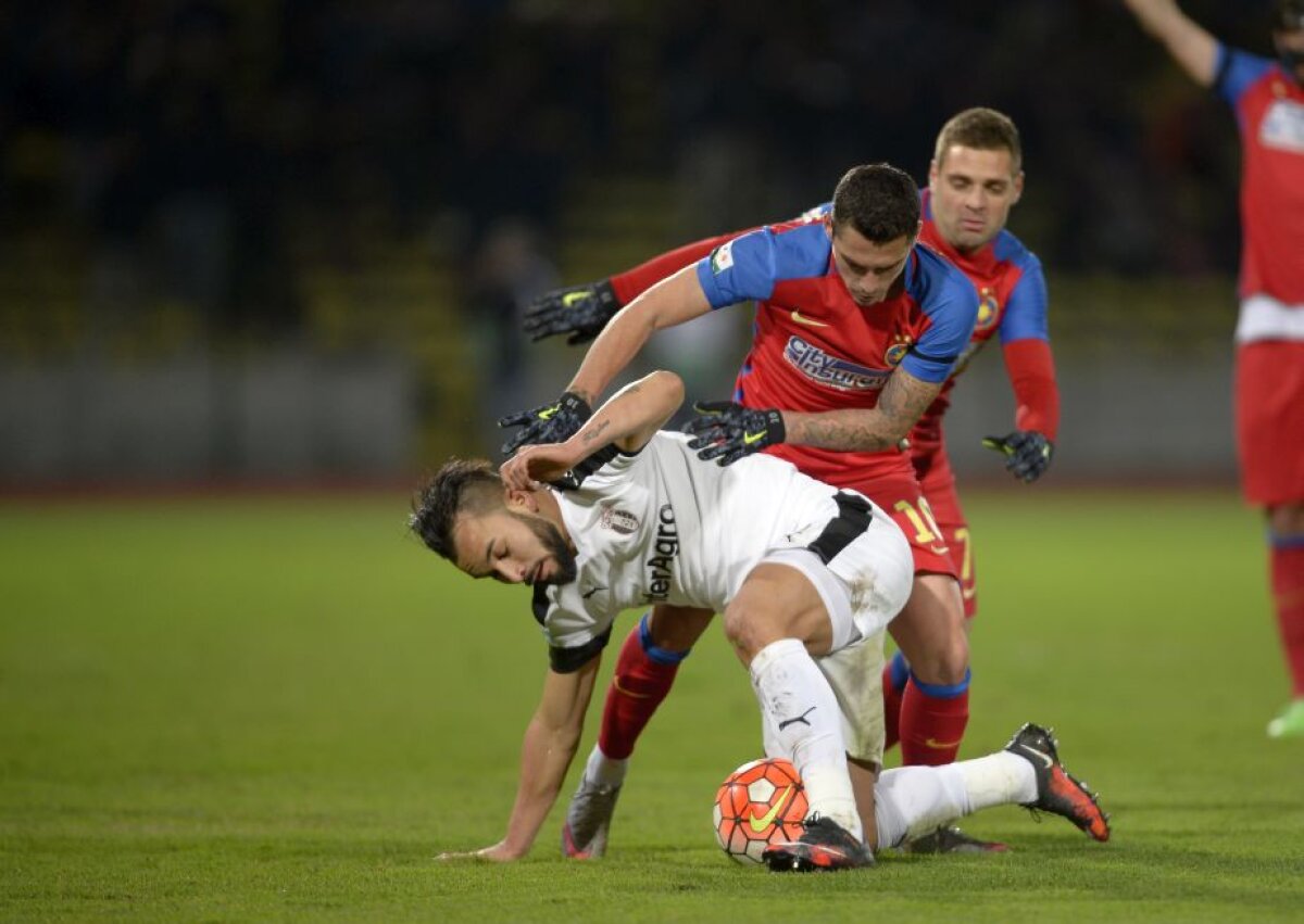 VIDEO + FOTO Dramatic! Steaua a pierdut în ultimul minut meciul cu Astra, 0-1 » Șansele la titlu sînt tot mai mici