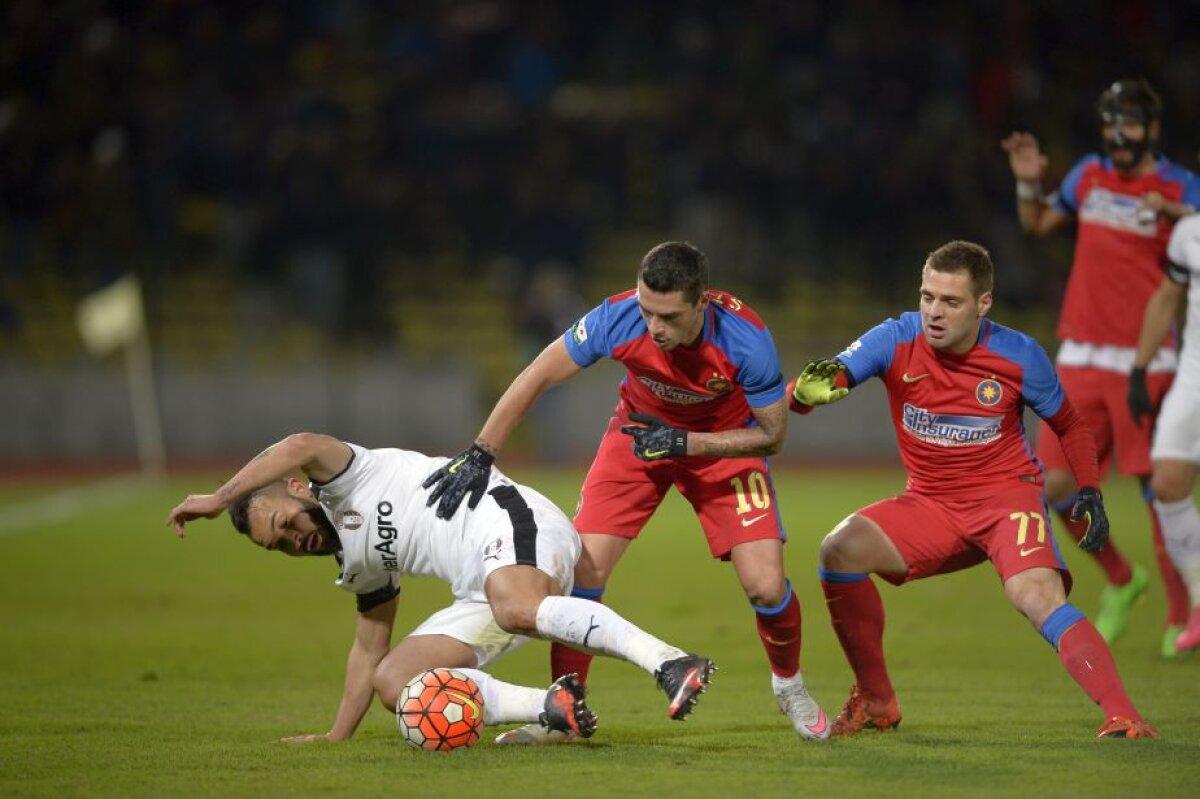 VIDEO + FOTO Dramatic! Steaua a pierdut în ultimul minut meciul cu Astra, 0-1 » Șansele la titlu sînt tot mai mici