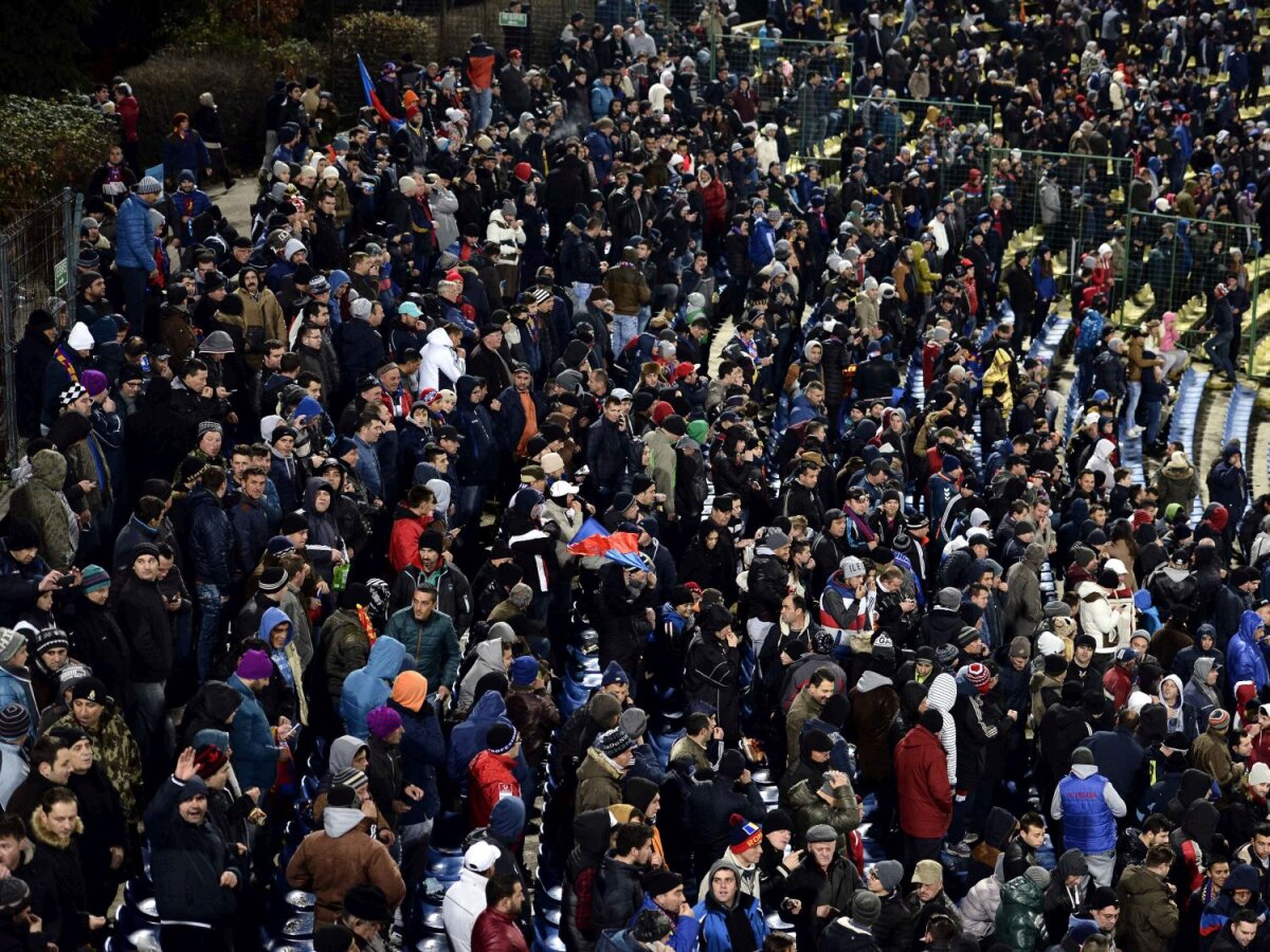 FOTO Provincia nu se refuză! Steaua înregistrează un paradox: cel mai popular club din România e hulit doar în Capitală