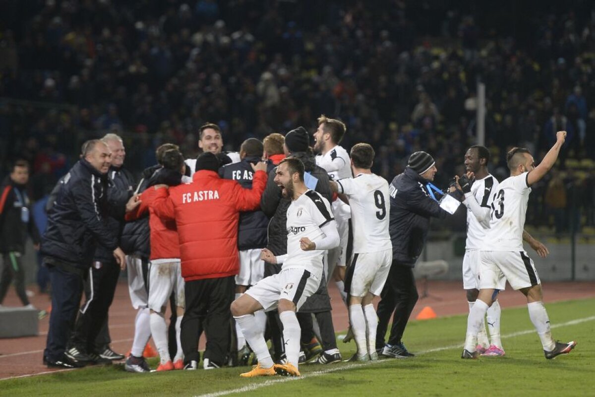 VIDEO + FOTO Dramatic! Steaua a pierdut în ultimul minut meciul cu Astra, 0-1 » Șansele la titlu sînt tot mai mici