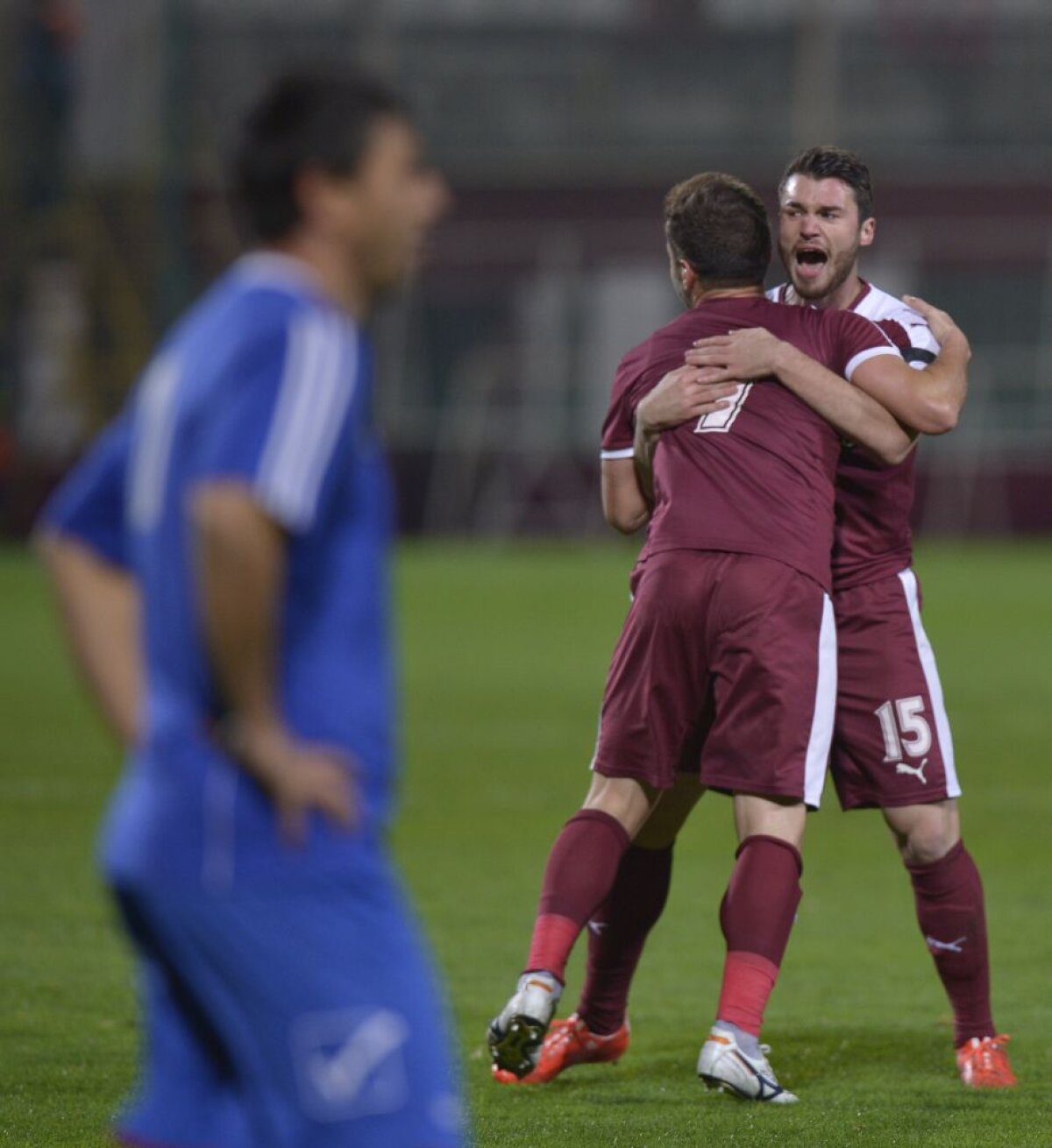 VIDEO+FOTO Rapid, noul lider din seria 1, după victoria în fața Gloriei Buzău, scor 4-0