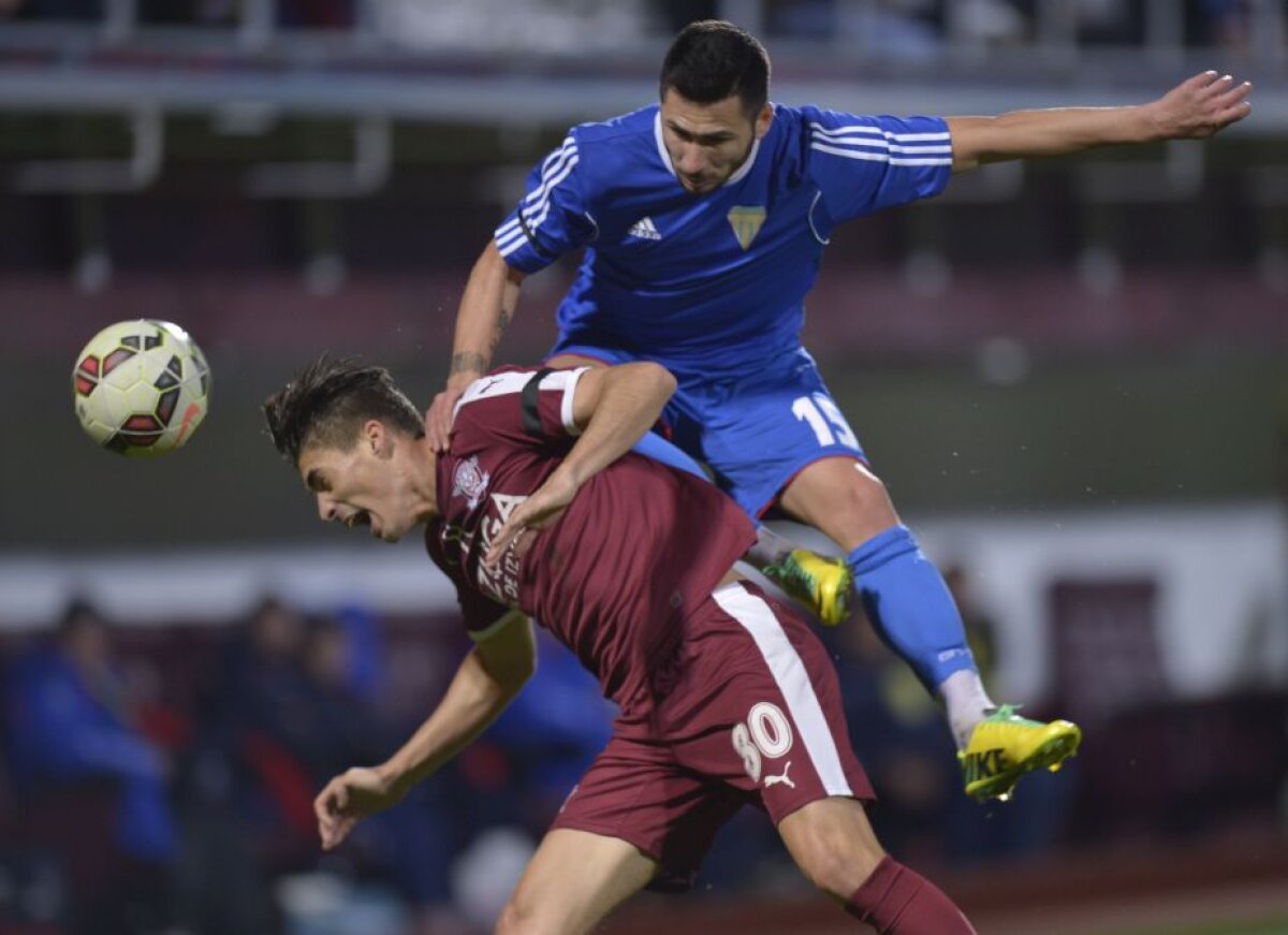 VIDEO+FOTO Rapid, noul lider din seria 1, după victoria în fața Gloriei Buzău, scor 4-0