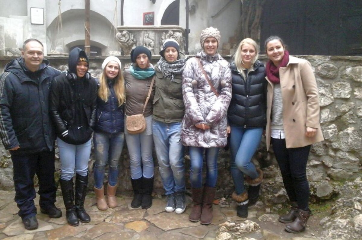 Relaxare la Castelul Bran pentru baschetbalistele de la Olimpia CSU Brașov