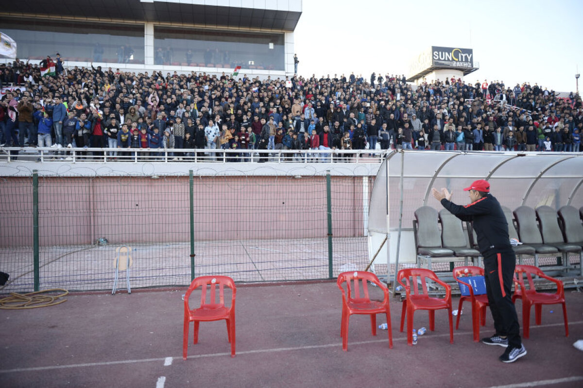 SUPERFOTO Am fost în Irak: reportaj EXCLUSIV al Gazetei cu Ilie Stan, în cel mai riscant campionat al lumii! » Unde fotbalul bate ISIS