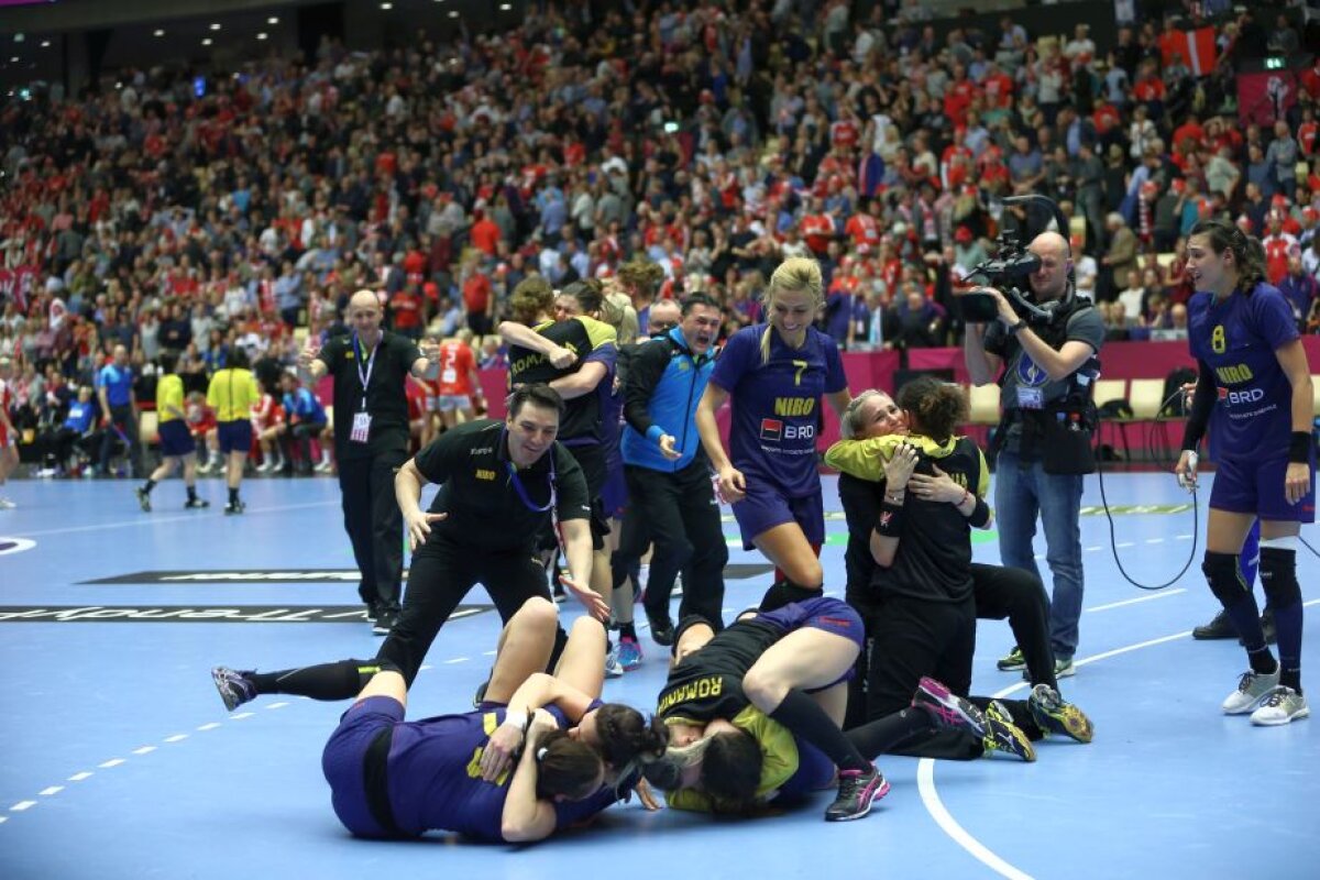 GALERIE FOTO Româncele s-au descătușat după calificarea în semifinale! Imagini de colecție cu Neagu și compania