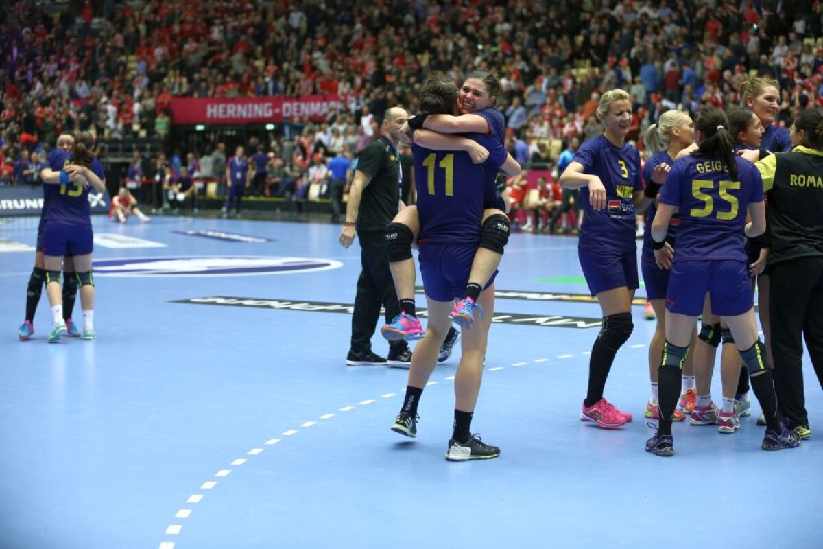 GALERIE FOTO Româncele s-au descătușat după calificarea în semifinale! Imagini de colecție cu Neagu și compania