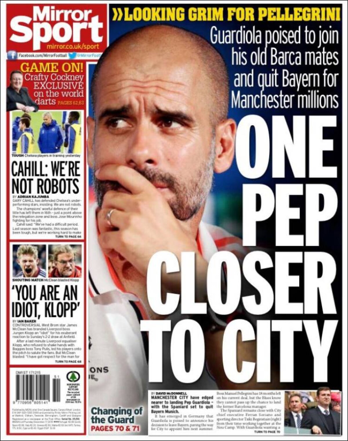 Ce scriu azi ziarele de sport din lume (17 decembrie 2015)