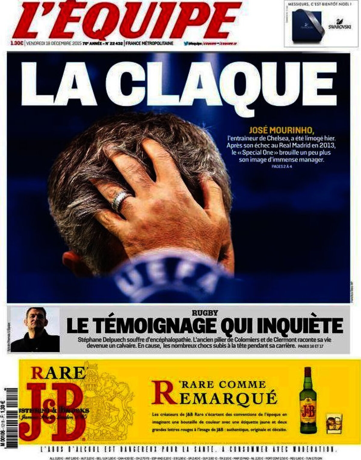 Ce scriu azi ziarele de sport din lume (18 decembrie 2015)