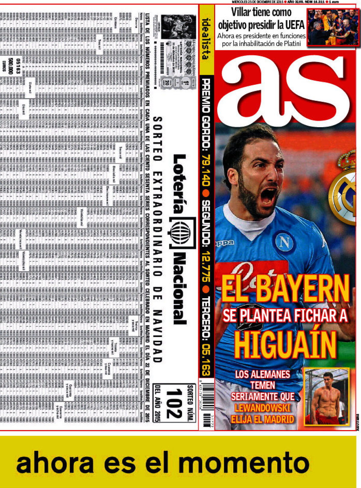 Ce scriu azi ziarele de sport din lume (23 decembrie 2015) 