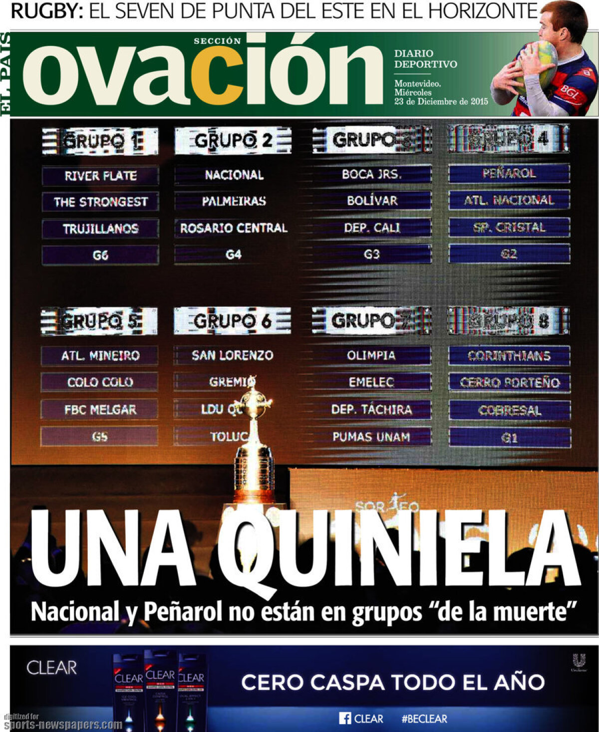 Ce scriu azi ziarele de sport din lume (23 decembrie 2015) 