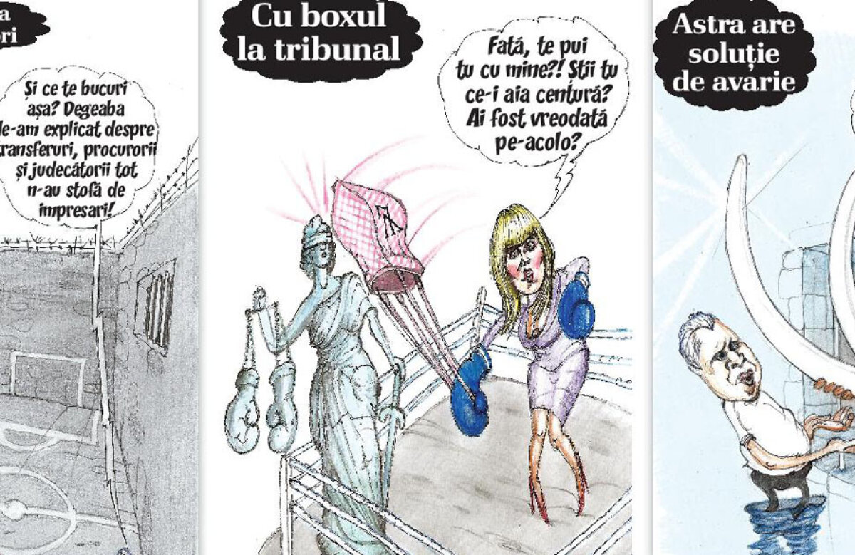 FOTO Fotbalul, între brutărie și librărie » Primul episod al celor mai tari caricaturi realizate de Emil Mierlă în 2015