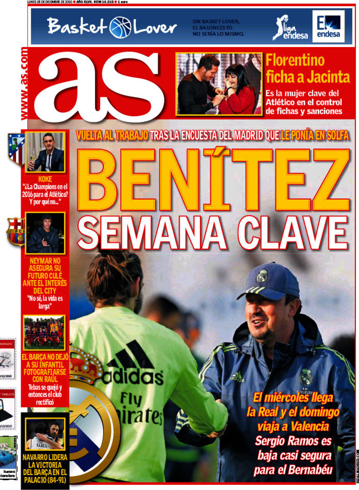 Ce scriu azi ziarele de sport din lume (28 decembrie 2015)